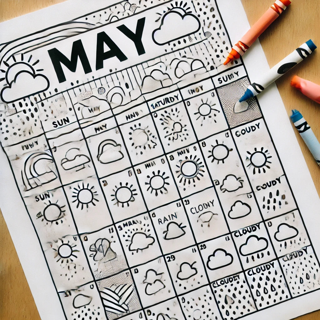 Interactive Kids' Calendar Activity